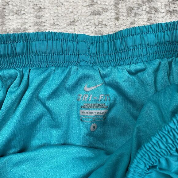 Nike Dri Fit Tempo Shorts Women's Drawstring Lined Green Shorts Size Small - Picture 6 of 6